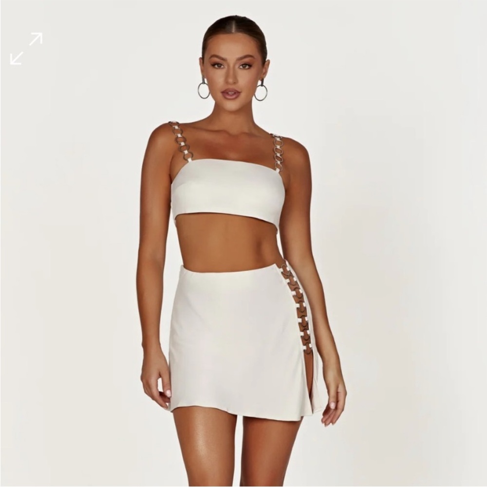 Meshki Pyper Ring Crop Top & Pyper Ring Mini Skirt